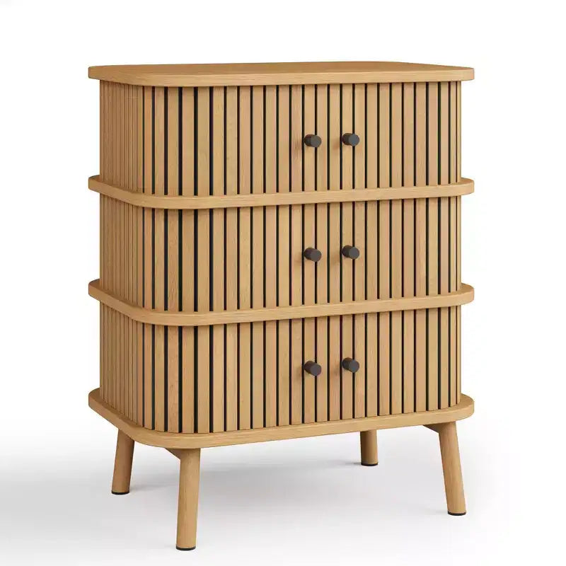 Table de chevet avec rainure