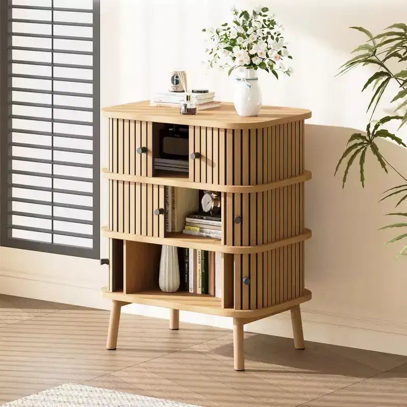 Table de chevet avec rainure