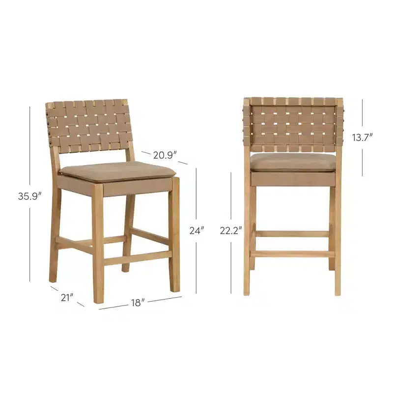 Tabourets de bar en similicuir