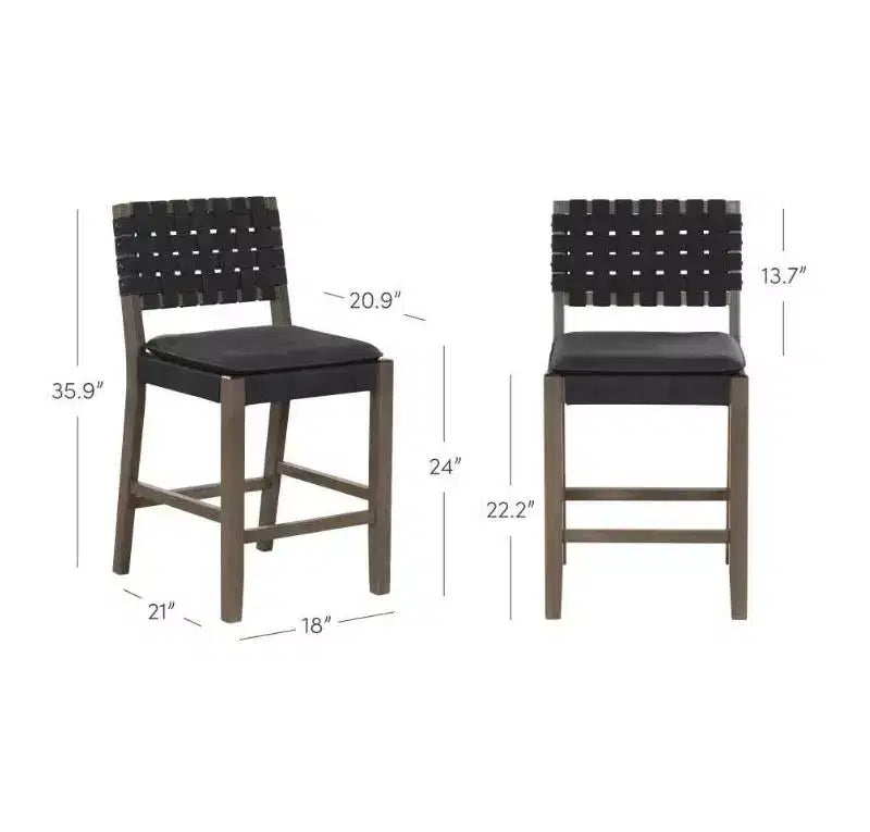 Tabourets de bar en similicuir