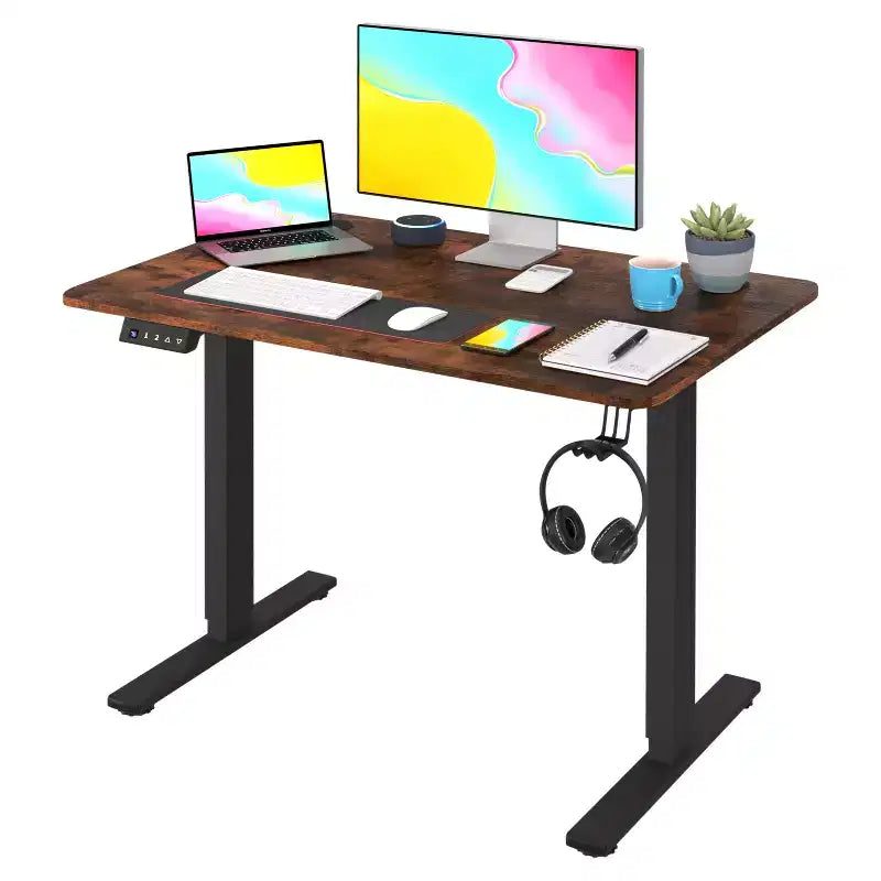 Bureau d'ordinateur debout réglable en hauteur