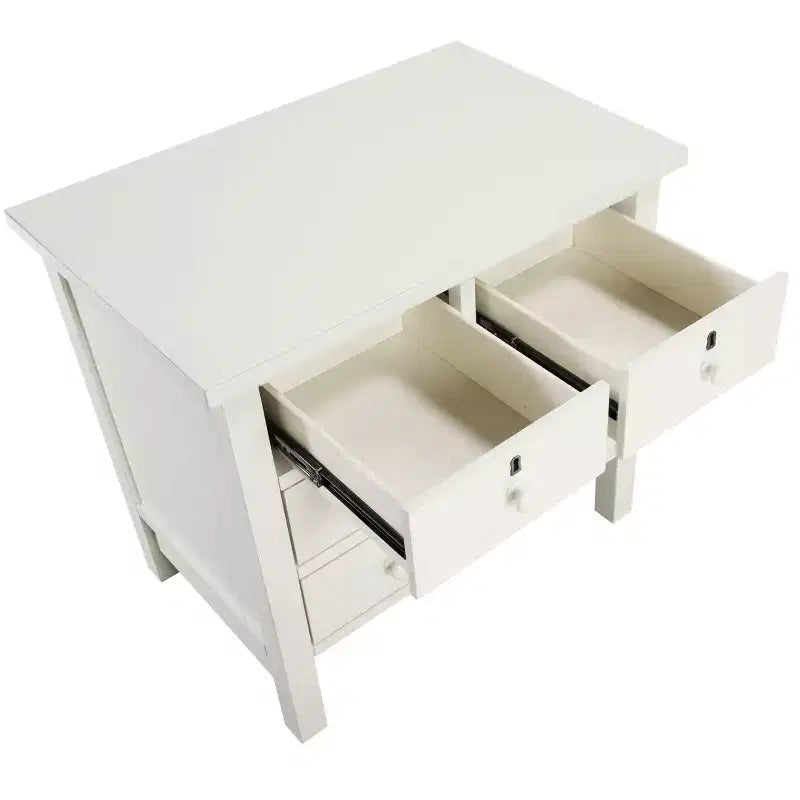 Table de chevet à quatre tiroirs