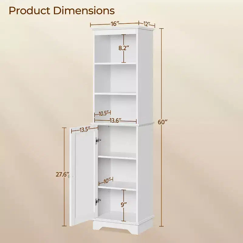 Meuble de rangement de salle de bain en bois