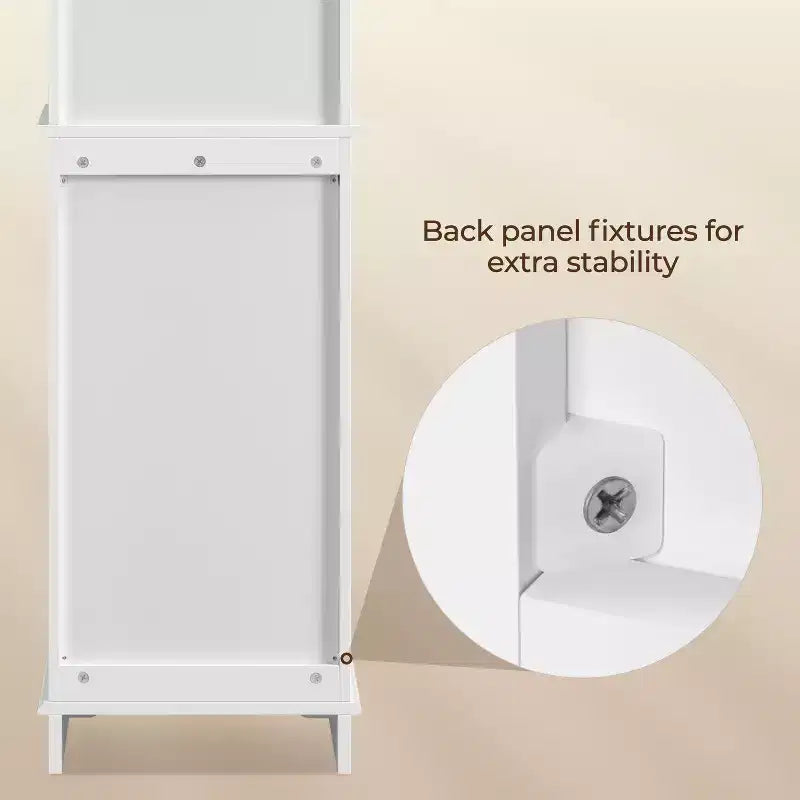 Meuble de rangement de salle de bain en bois