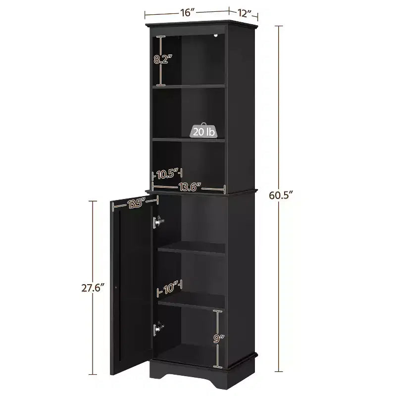 Meuble de rangement de salle de bain en bois
