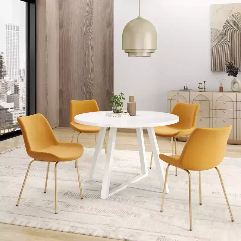 table et chaises de salle à manger rondes