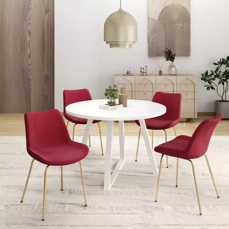 table et chaises de salle à manger rondes