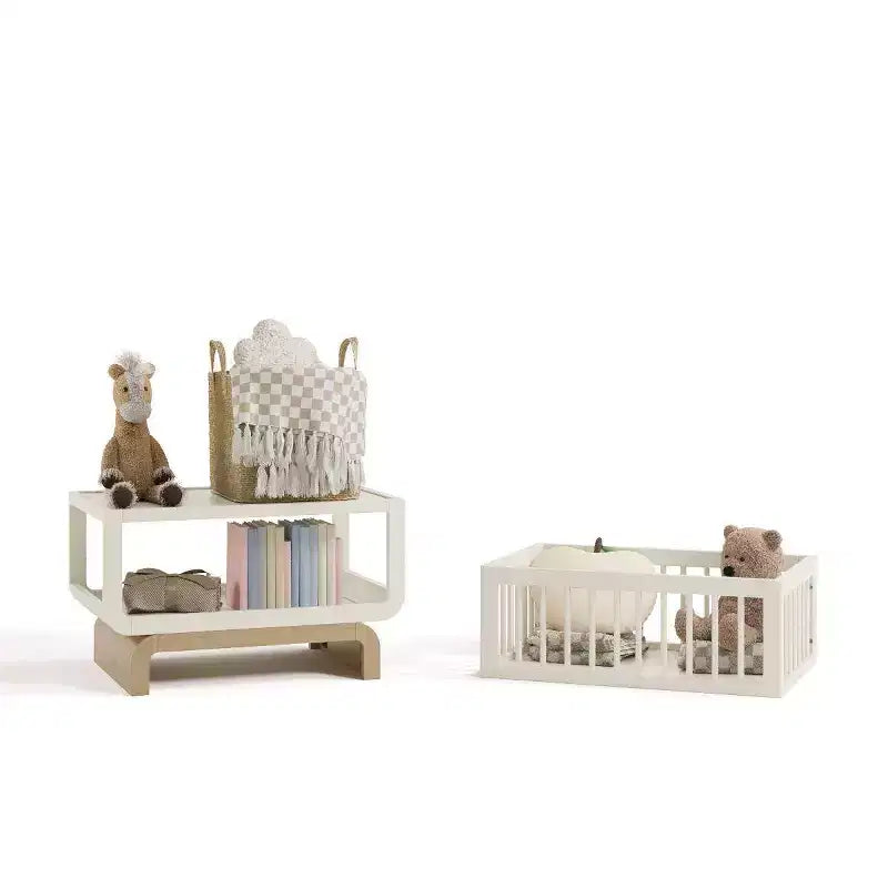 Lit et coffre à jouets évolutifs