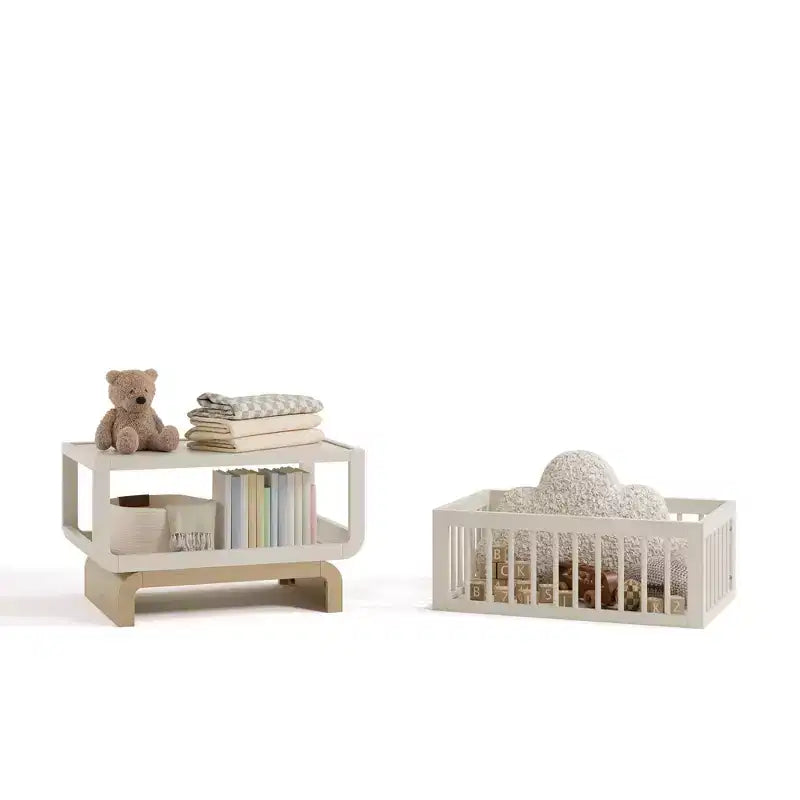 Lit et coffre à jouets évolutifs