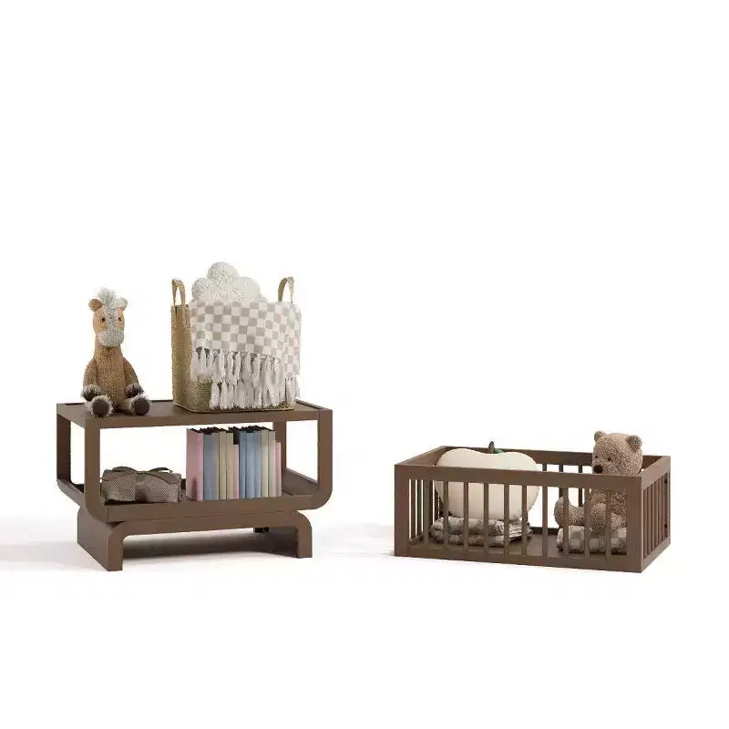 Lit et coffre à jouets évolutifs