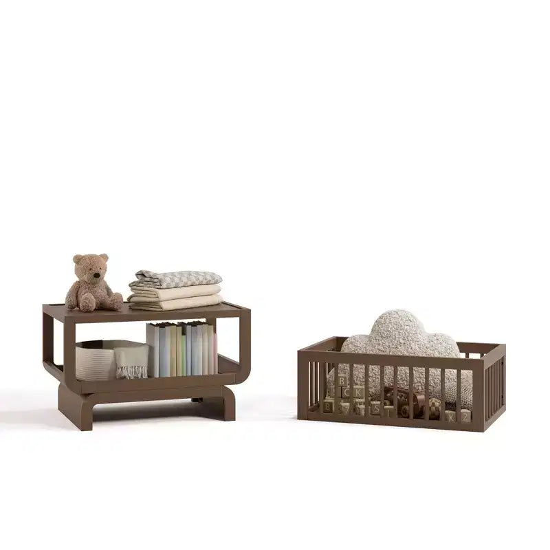Lit et coffre à jouets évolutifs