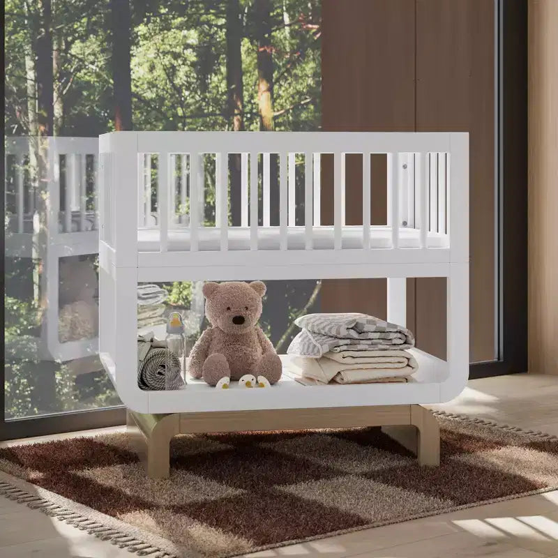 Lit et coffre à jouets évolutifs