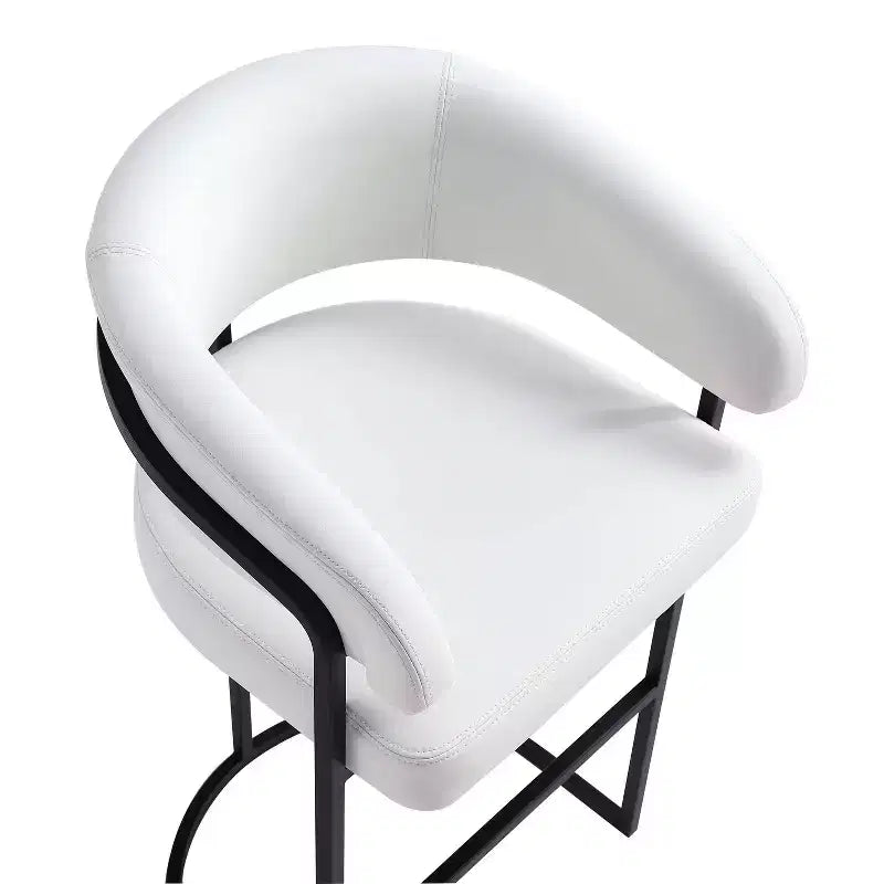 Tabourets de bar modernes en similicuir