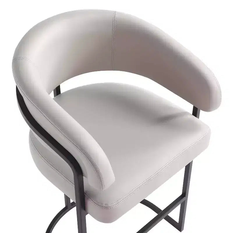 Tabourets de bar modernes en similicuir