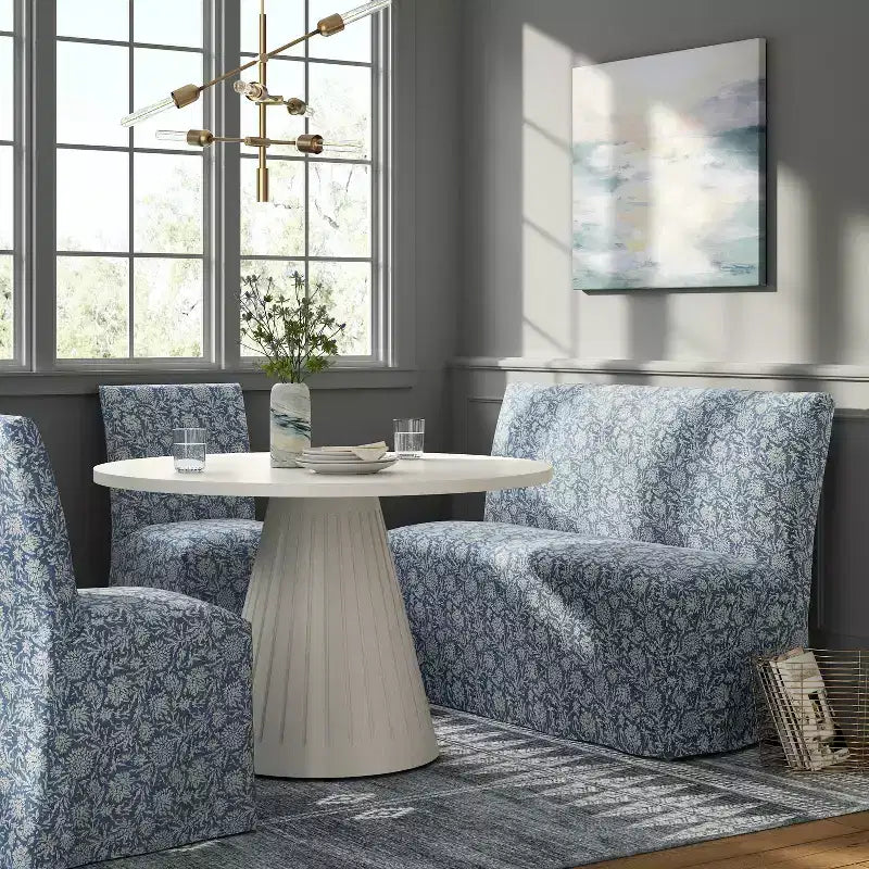 Chaise de salle à manger tapissée