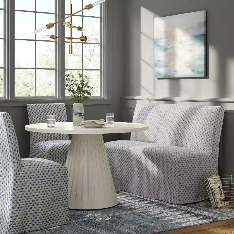 Chaise de salle à manger tapissée