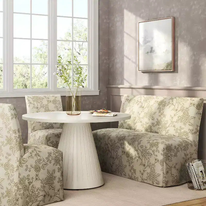 Chaise de salle à manger tapissée