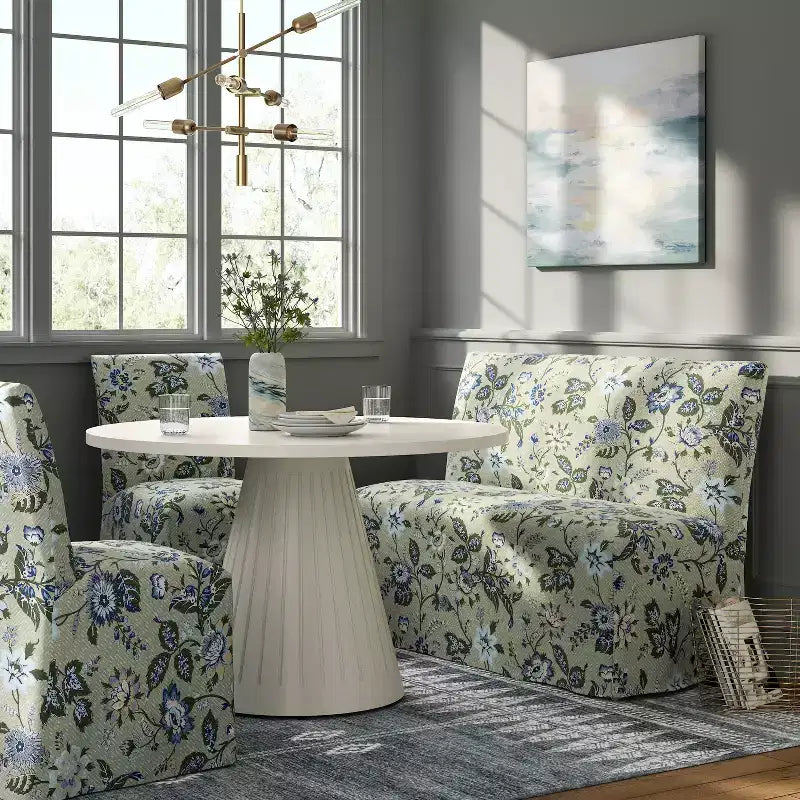 Chaise de salle à manger tapissée